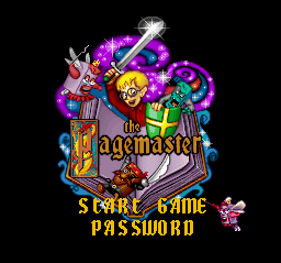 Pagemaster, The (Europe) Title Screen